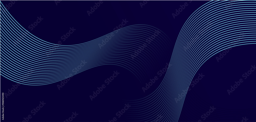 Poster futuristic abstract background with flowing lines. abstract modern background . minimalist graphic d