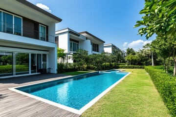 Sunlight filtering through a dense woodland trail in a forest -Generative AI. Beautiful simple AI generated image