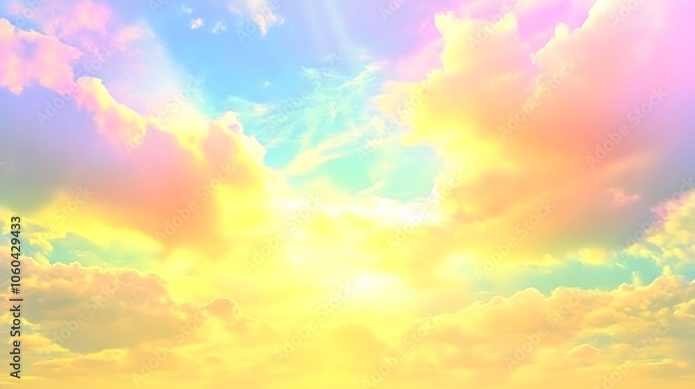 Poster beautiful sky abstract gradient background with copy space