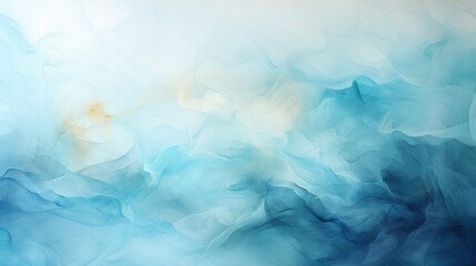 Obraz premium Abstract fluid patterns in blue tones, creating a calming and serene atmosphere.