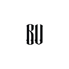 BV monogram logo design letter text name symbol monochrome logotype alphabet character simple logo