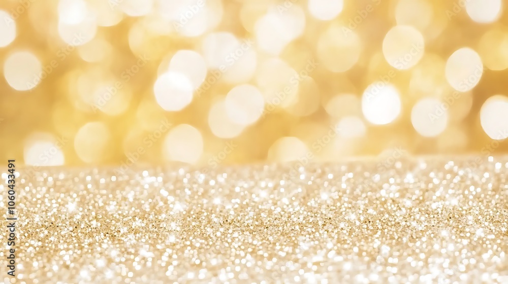 Poster golden glitter background blank background with copy space for design projects