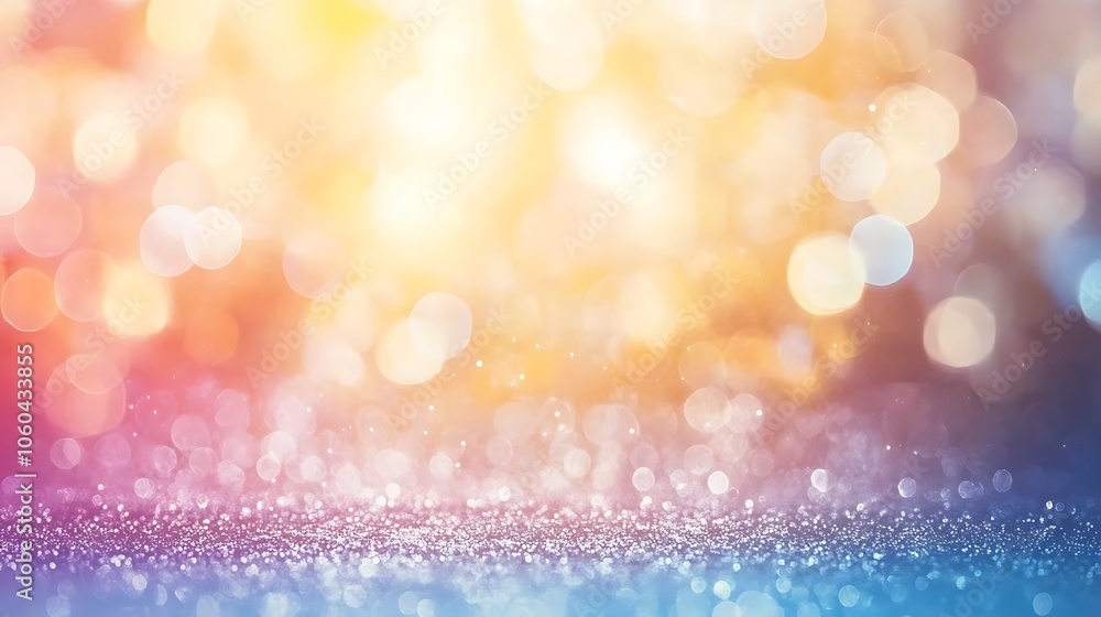 Poster abstract sparkling glitter background light gradient background with room for typography