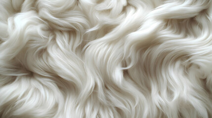 Abstract White Fur Texture Background Image