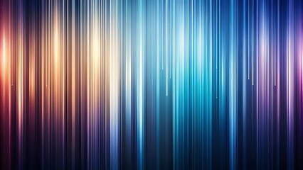 A Symphony of Light Streaks in a Spectrum of Colors, Creating an Abstract Composition with Vertical Lines of Luminosity