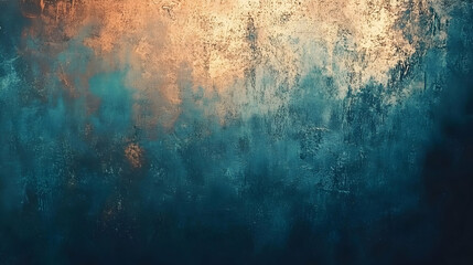 Fototapeta premium Vintage copper with patina and subtle oxidation, metallic texture background for an antique look