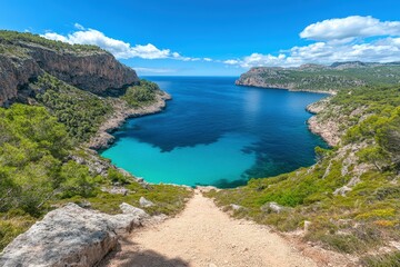 Obraz premium Mallorca Landscapes - classic Collection. Beautiful simple AI generated image