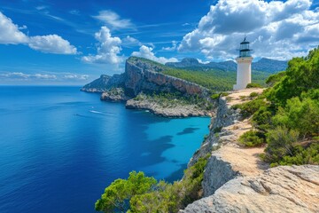Mallorca Landscapes - classic Collection. Beautiful simple AI generated image