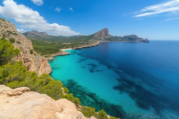 Obraz premium Mallorca Landscapes - classic Collection. Beautiful simple AI generated image