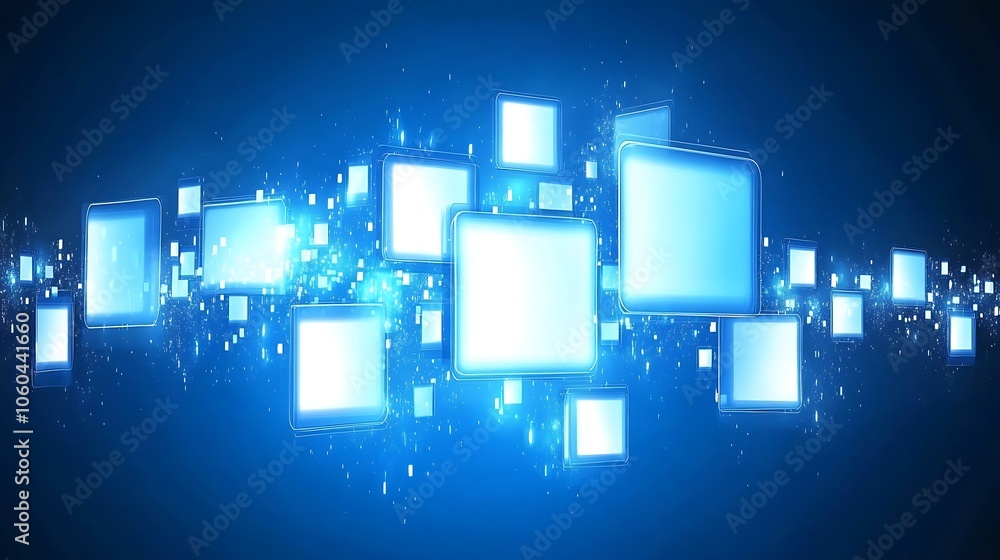 Poster abstract technology background plain textured background for web design and copy