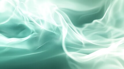 Obraz premium A calm abstract background with diffused teal light gradients