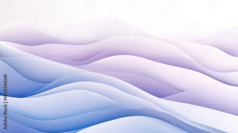 Poster abstract wavy background with soft pastel colors in gradient design.