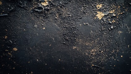 Obraz premium Textured Black Grunge Background with Dark, Distressed Details