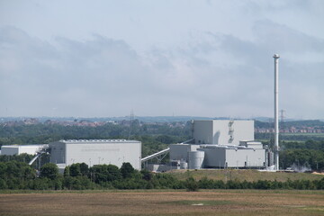 The Buildings of a Large Industrial Factory Site.