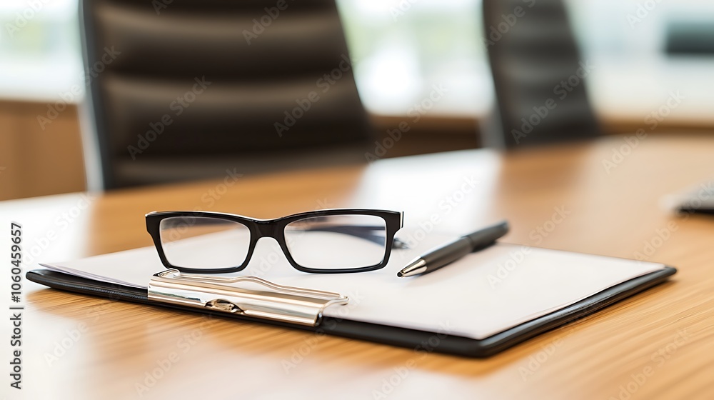 Poster business meeting preparation abstract gradient background with copy space