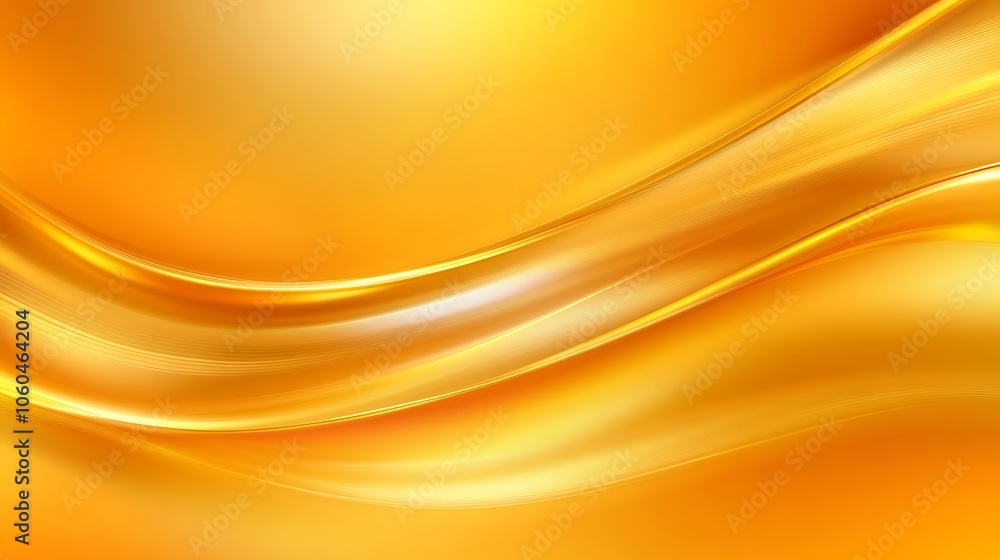 Poster abstract golden wave background clean blank canvas with empty space for designs