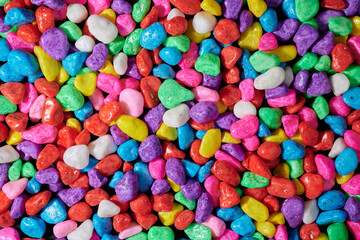 Texture with pattern of stones with different colors