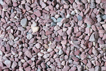 White stones textures. fine gravel