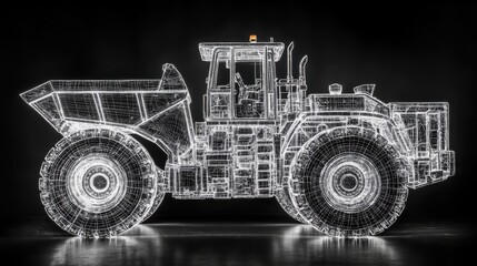 Playful Loader Coloring Page for Kids