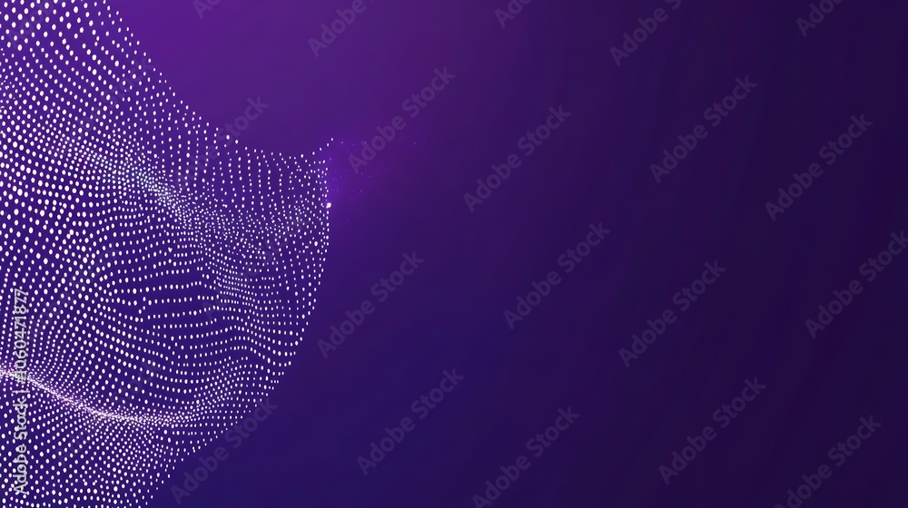 Poster abstract purple background with dotted pattern blank background with copy space for design projects