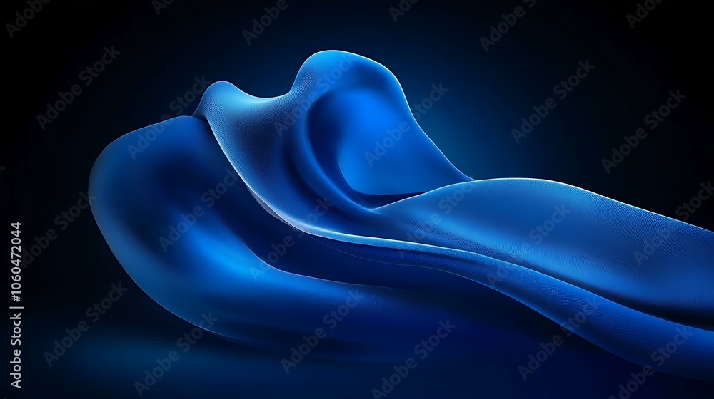 Poster blue abstract background light gradient background with room for typography