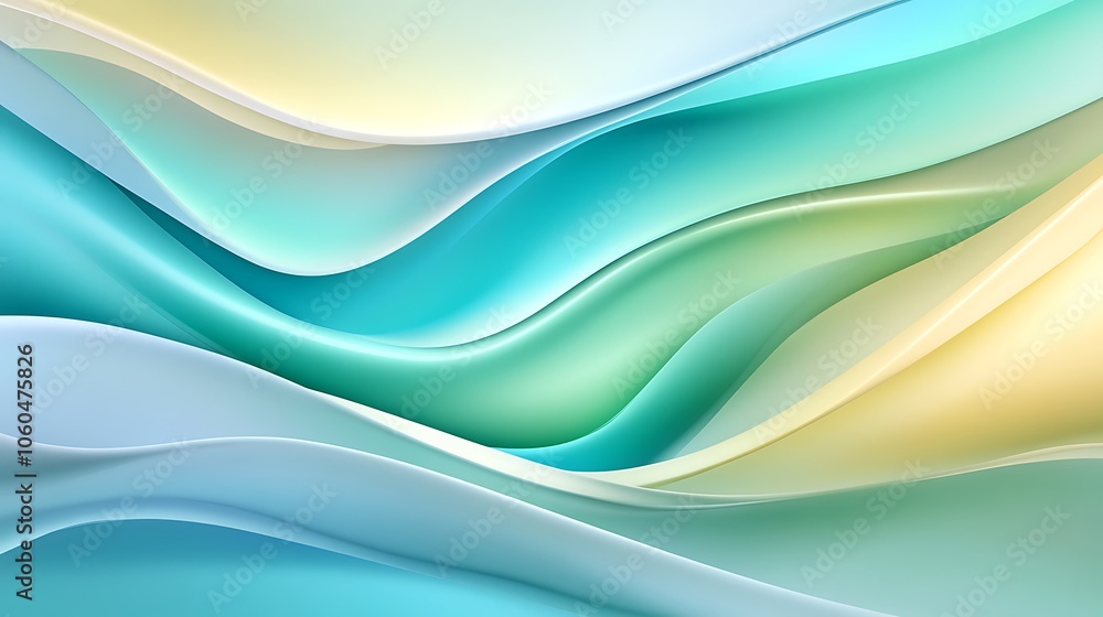 Poster abstract wave background subtle blur background with space for custom text
