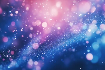 Fototapeta premium Soft Colorful Bokeh with Stars and Light Effects