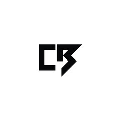 CB monogram logo design letter text name symbol monochrome logotype alphabet character simple logo