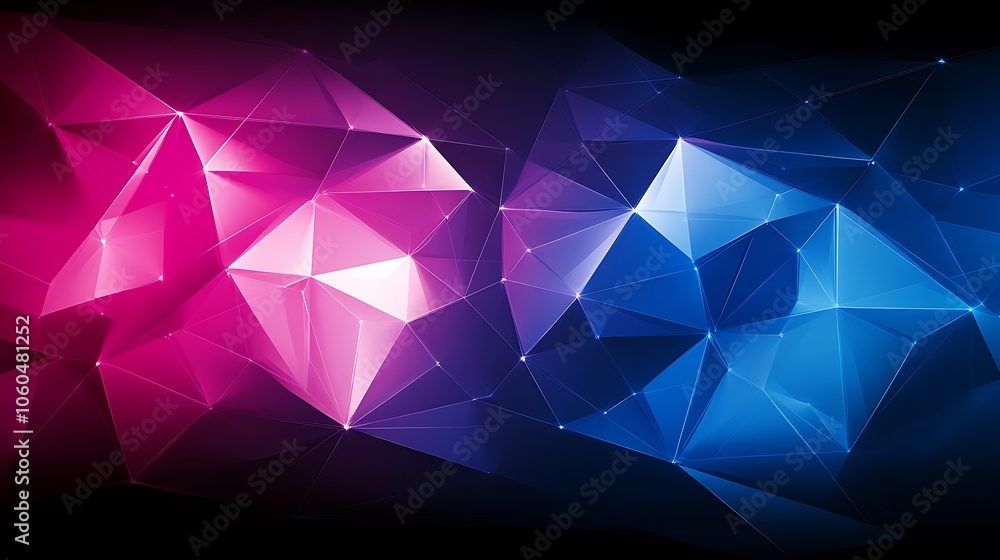 Poster abstract geometric background smooth blue background with copy space for advertisements