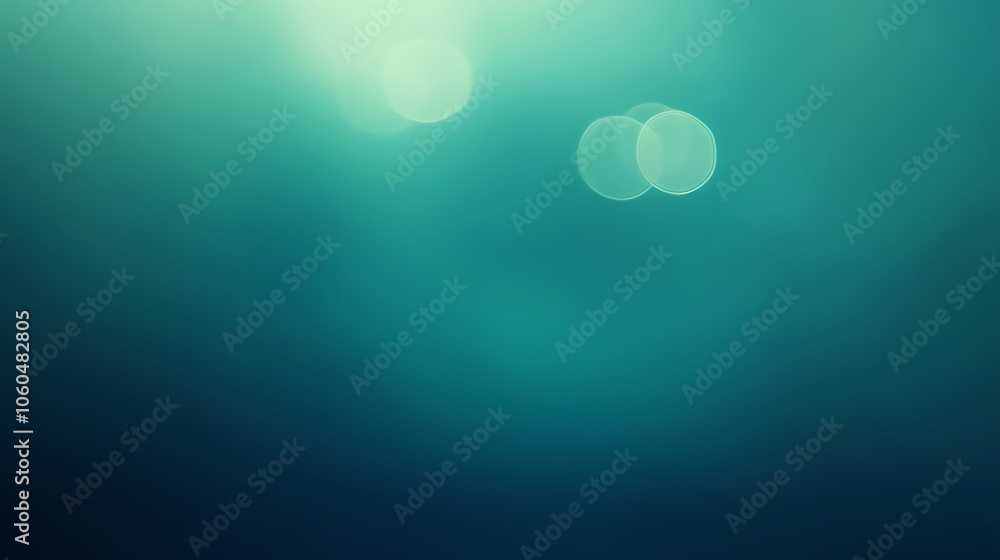 Poster abstract teal background subtle blur background with space for custom text