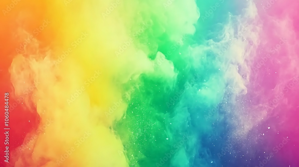 Poster abstract rainbow background blank background with copy space for design projects
