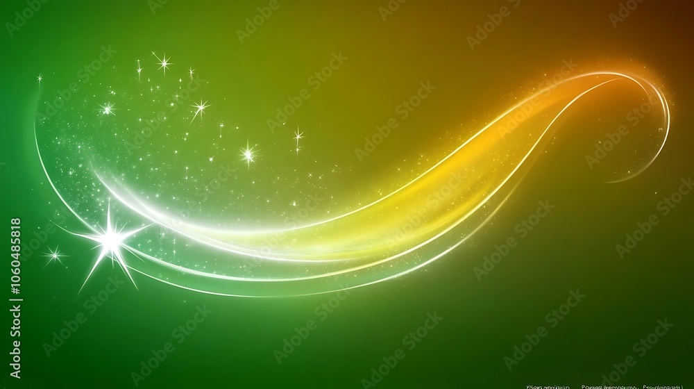 Aufkleber abstract green and yellow background clean blank canvas with empty space for designs
