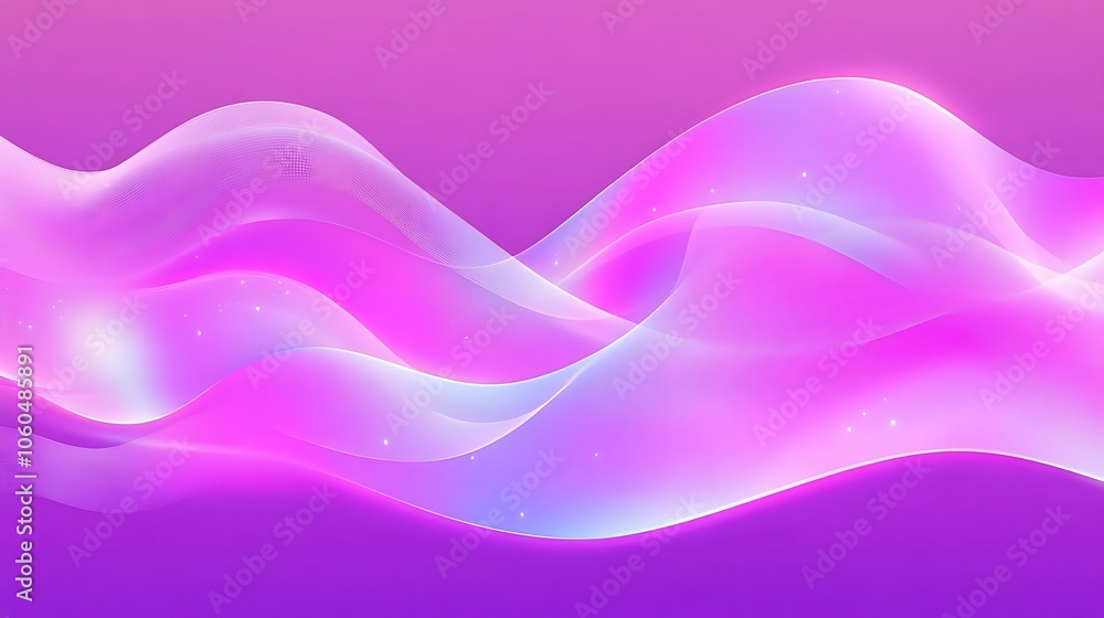 Aufkleber abstract purple and white wave background plain textured background for web design and copy
