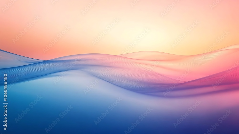 Poster abstract background with soft pastel colors simple neutral background with free space for design
