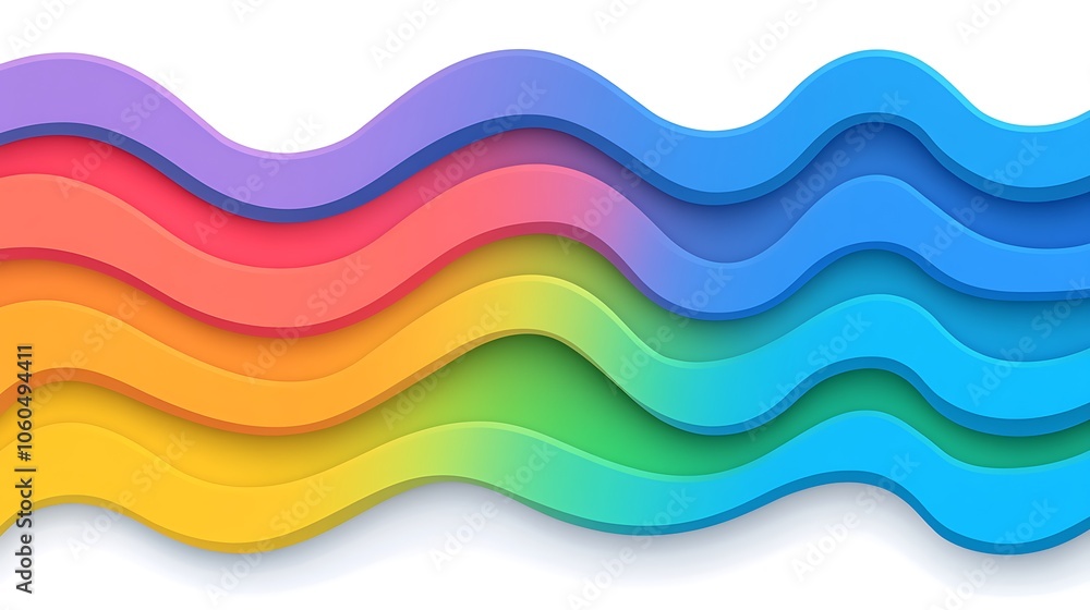 Poster colorful abstract wavy background abstract gradient background with copy space