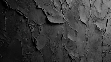 Naklejka premium Close-up of textured concrete wall, showing intricate natural patterns and rough surfaces in soft light