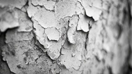 Close-up of textured concrete wall, showing intricate natural patterns and rough surfaces in soft light
