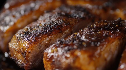 Delicious grilled chicken in a barbecue sauce.