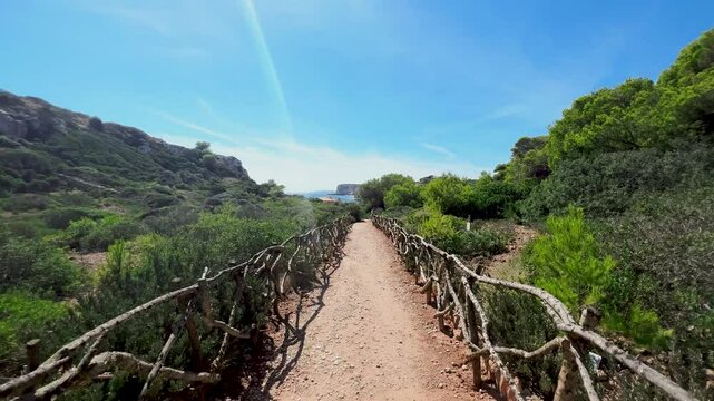 Ancient road in mallorca