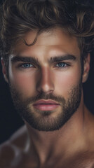 Obraz premium A photo of a handsome man generated by AI