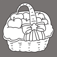 Cute children Christmas Cute hand drawn Elements Illustration cards