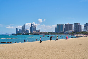 The beach of Pattaya, Thailand