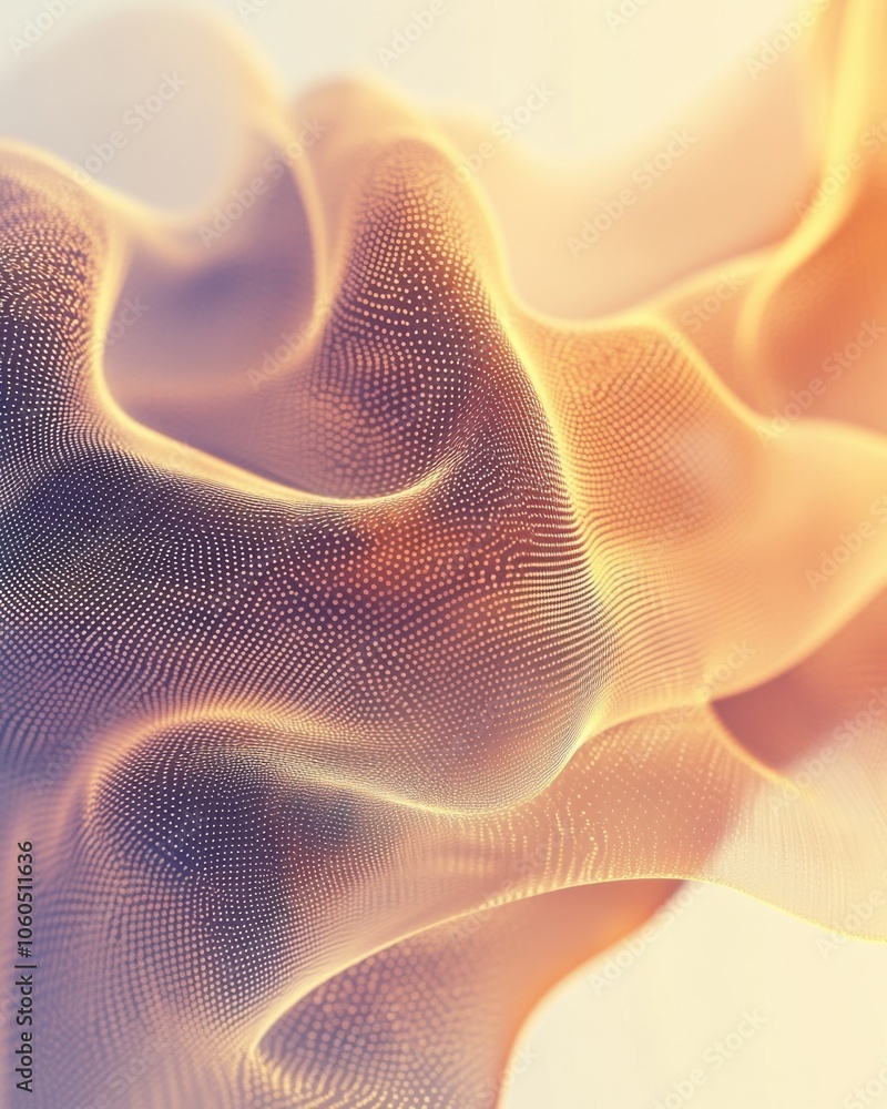 Poster abstract colorful wave texture on a soft background.