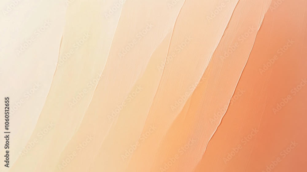 Poster abstract gradient background with soft orange and cream tones, ideal for design projects.