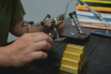 Extracting gold from computers involves recovering precious metals from electronic components. This...