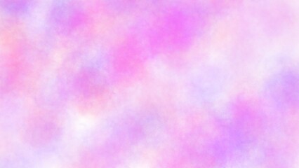 Abstract watercolor cotton clouds purple background