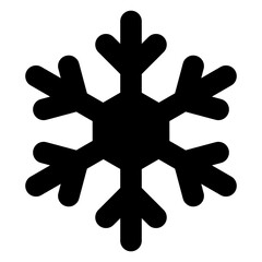Snowflake Shape Silhouette illustration 