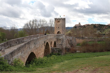 Puente medieval de Frías, Burgos.