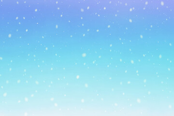 Fototapeta premium 雪、グラデーション背景、冬、青