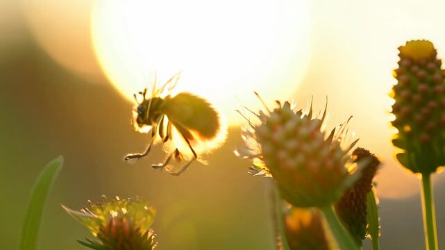 Bees communicate through unique dancing movements